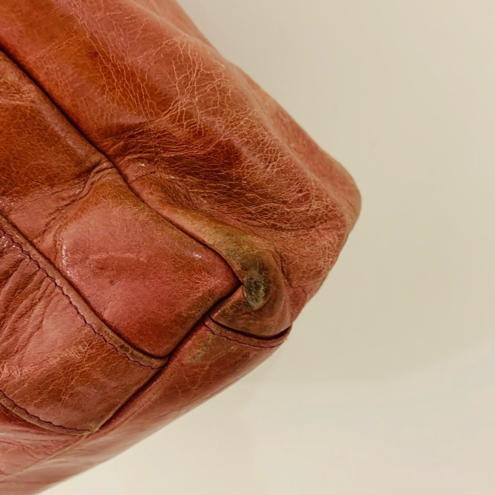 Latico Pinkish/Brown Leather Shoulder Bag - Picture 5 of 7
